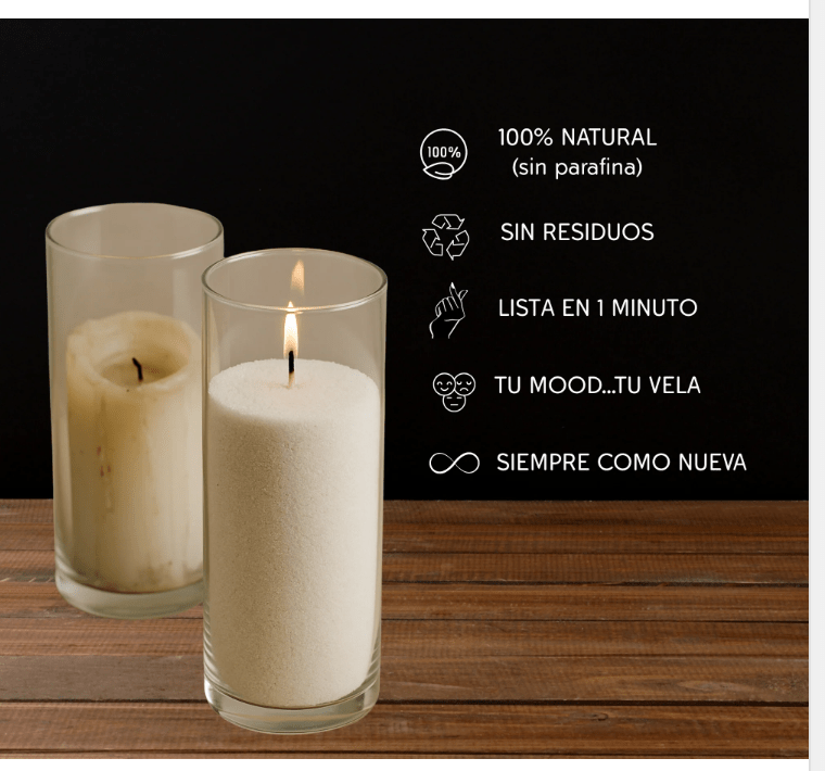 Cera de arena: Pack Fresh + Nude - 1kg - (Lavanda + Sin aroma) - Kaoli - The candle revolution