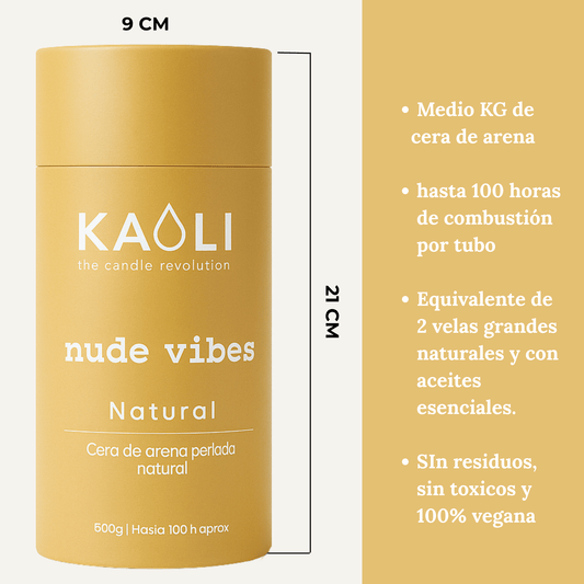 Cera de arena: Pack Fresh + Nude - 1kg - (Lavanda + Sin aroma) - Kaoli - The candle revolution
