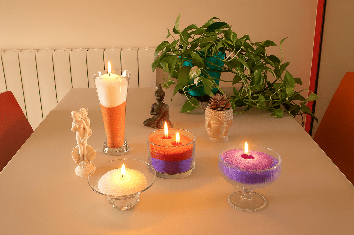 Cera de arena: Pack Fresh + Nude - 1kg - (Lavanda + Sin aroma) - Kaoli - The candle revolution