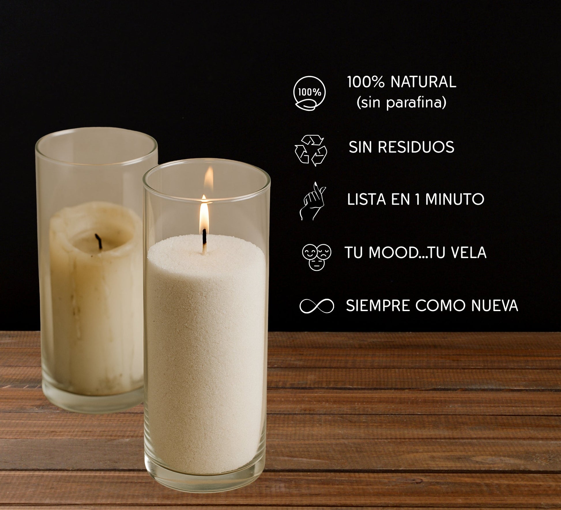 FRESH VIBES - 500gr - Lavanda selvática - Kaoli - The candle revolution
