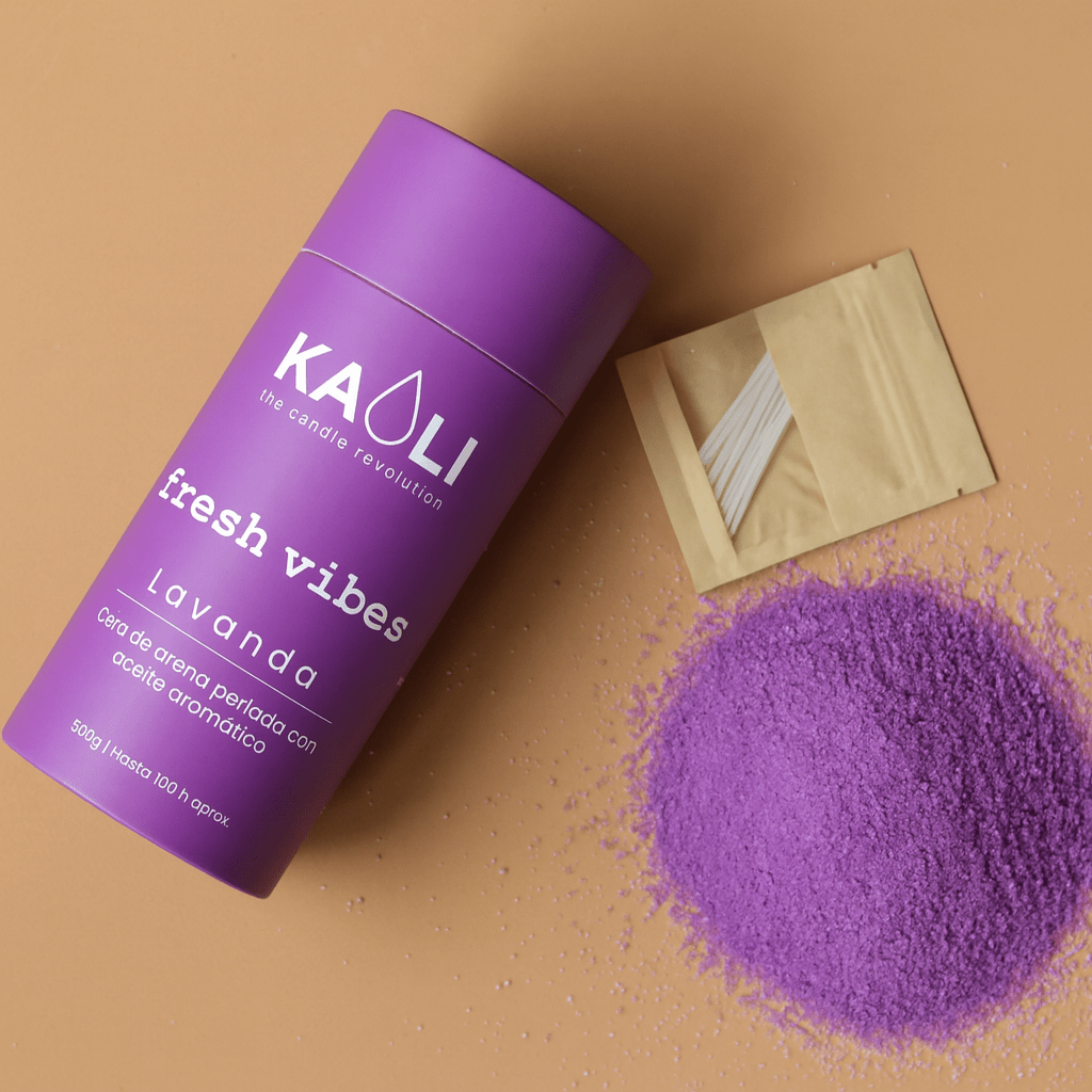 FRESH VIBES - 500gr - Lavanda selvática - Kaoli - The candle revolution