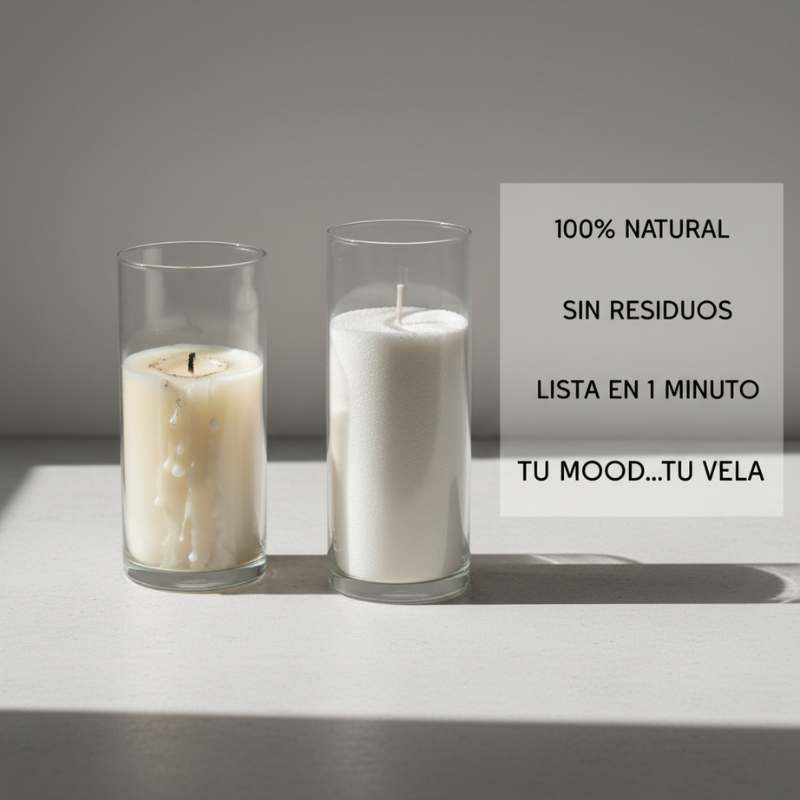 Cera de arena natural, 500g (Sin aromas) - Kaoli - The candle revolution