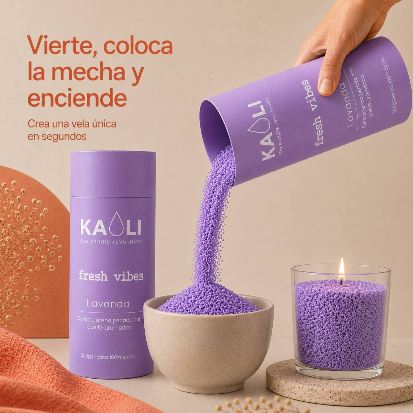 Fresh Vibes 500g - Kaoli - The candle revolution
