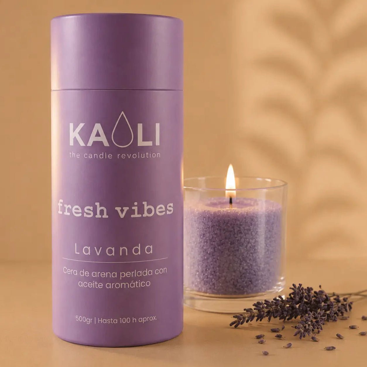 Fresh Vibes - Lavanda (500g) - Kaoli - The candle revolution