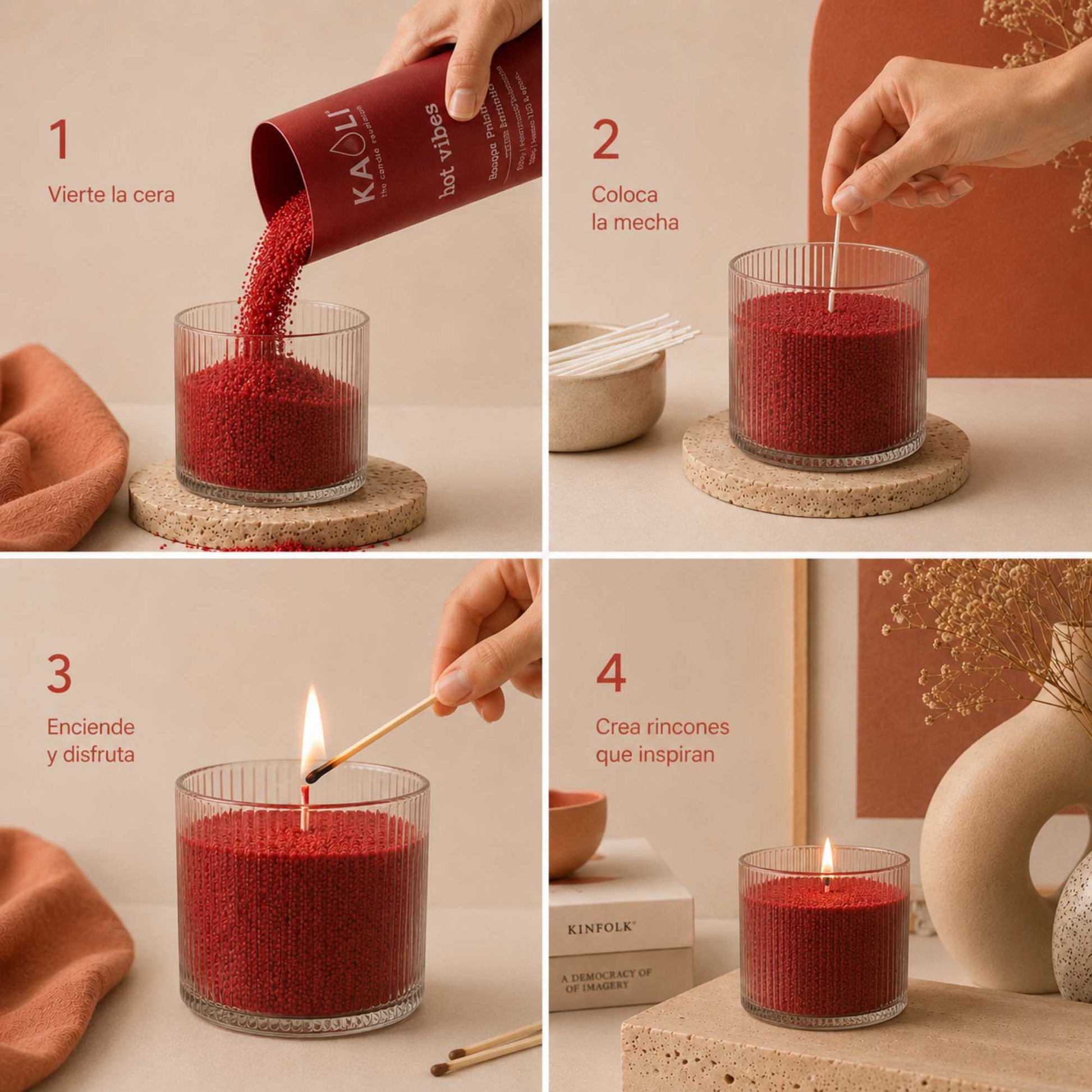 Hot Vibes 500g - Kaoli - The candle revolution