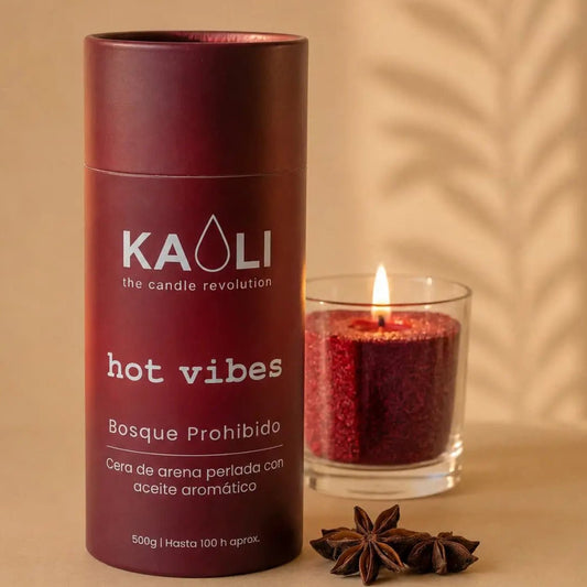 Hot Vibes - Vainilla y Sándalo (500g) - Kaoli - The candle revolution
