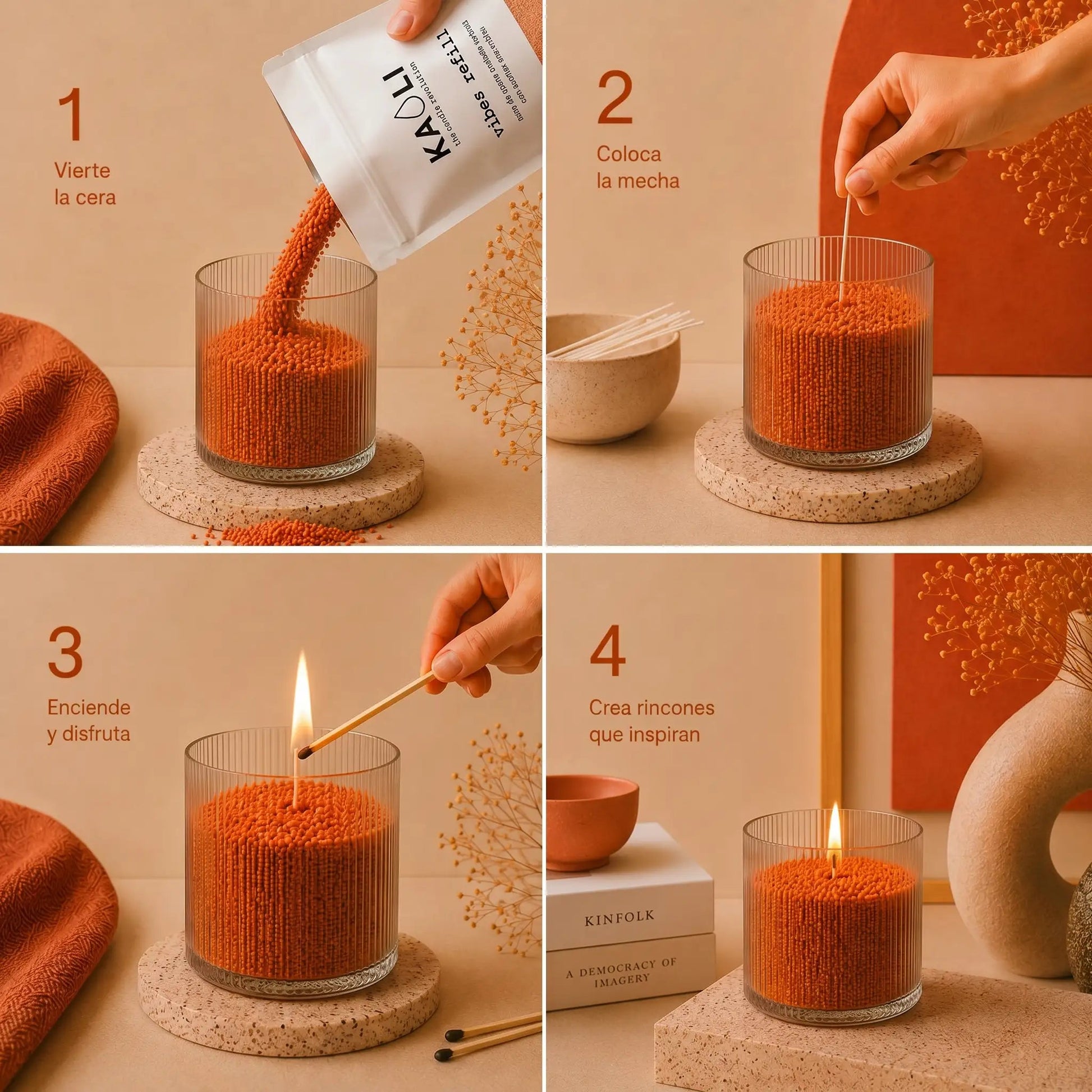 Kaoli Refill Canela 500 g - Kaoli - The candle revolution