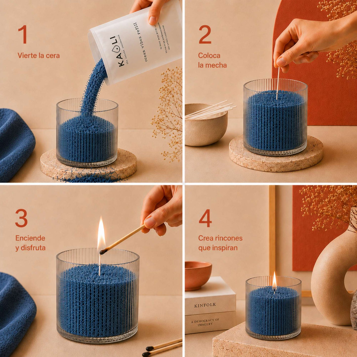 Kaoli Refill Oceans 500 g - Kaoli - The candle revolution