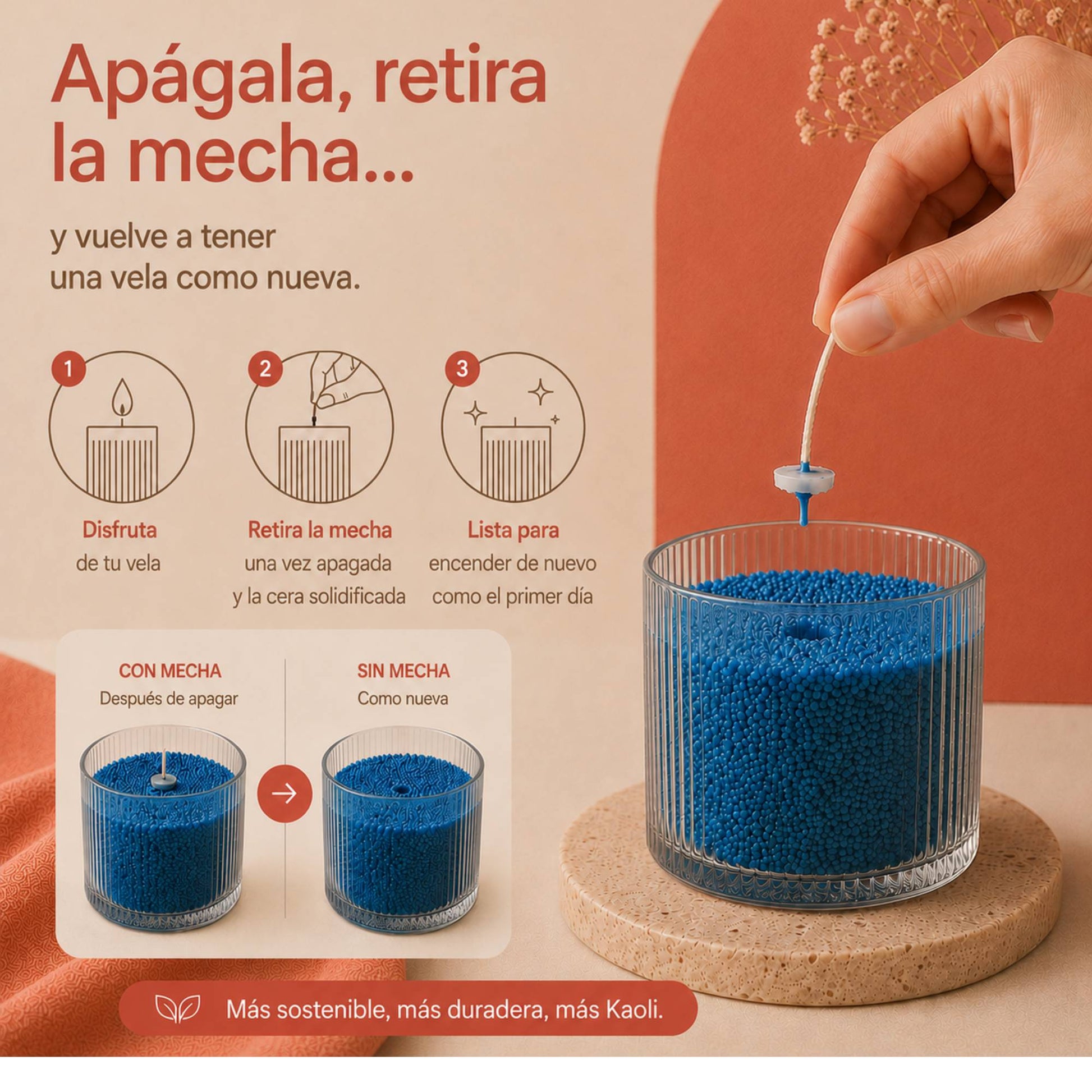 Kaoli Refill Oceans 500 g - Kaoli - The candle revolution