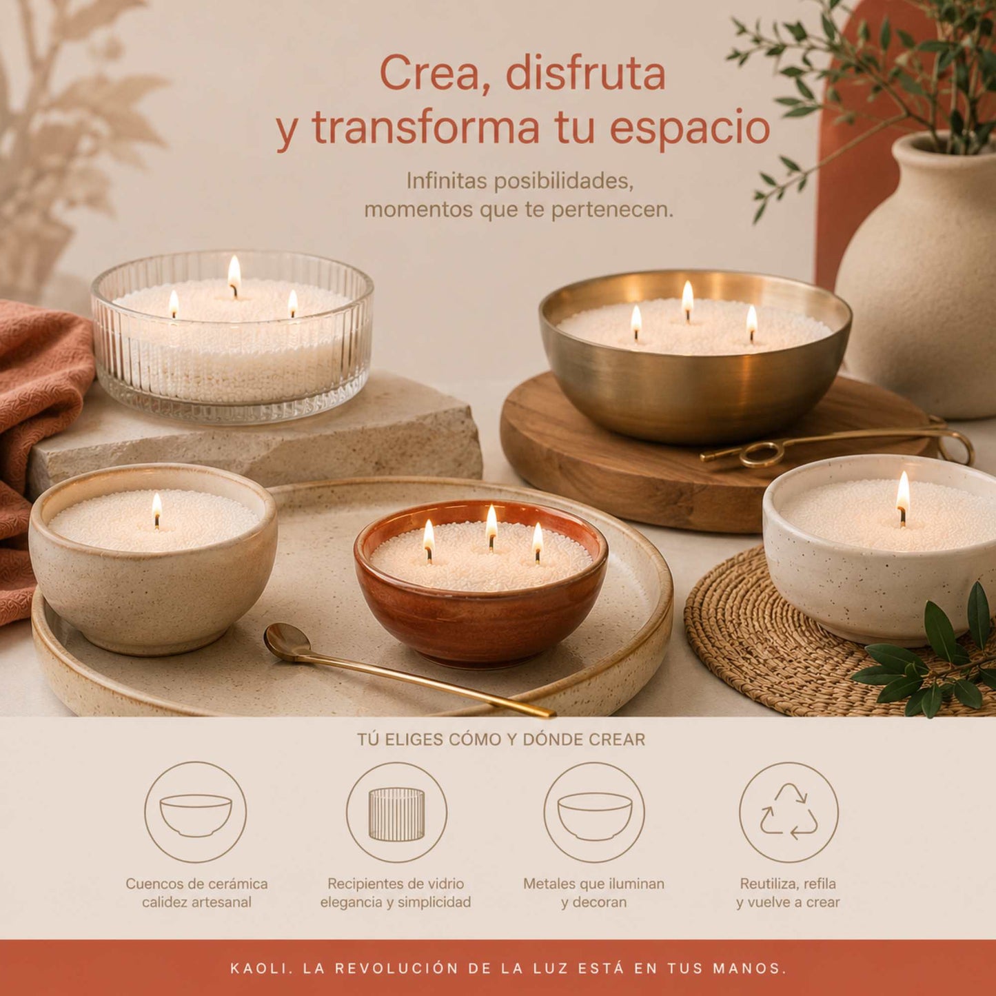 Nude Vibes 500g - Kaoli - The candle revolution