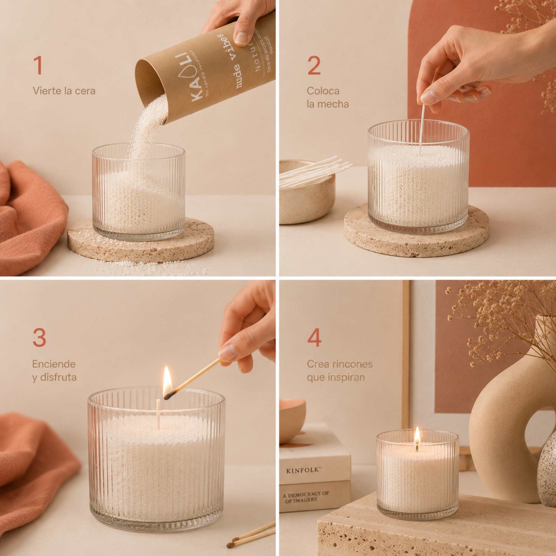 Nude Vibes 500g - Kaoli - The candle revolution