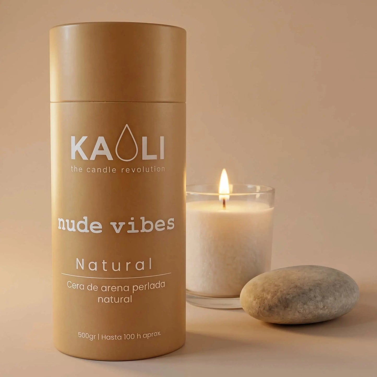 Nude Vibes - Sin Aroma (500g) - Kaoli - The candle revolution