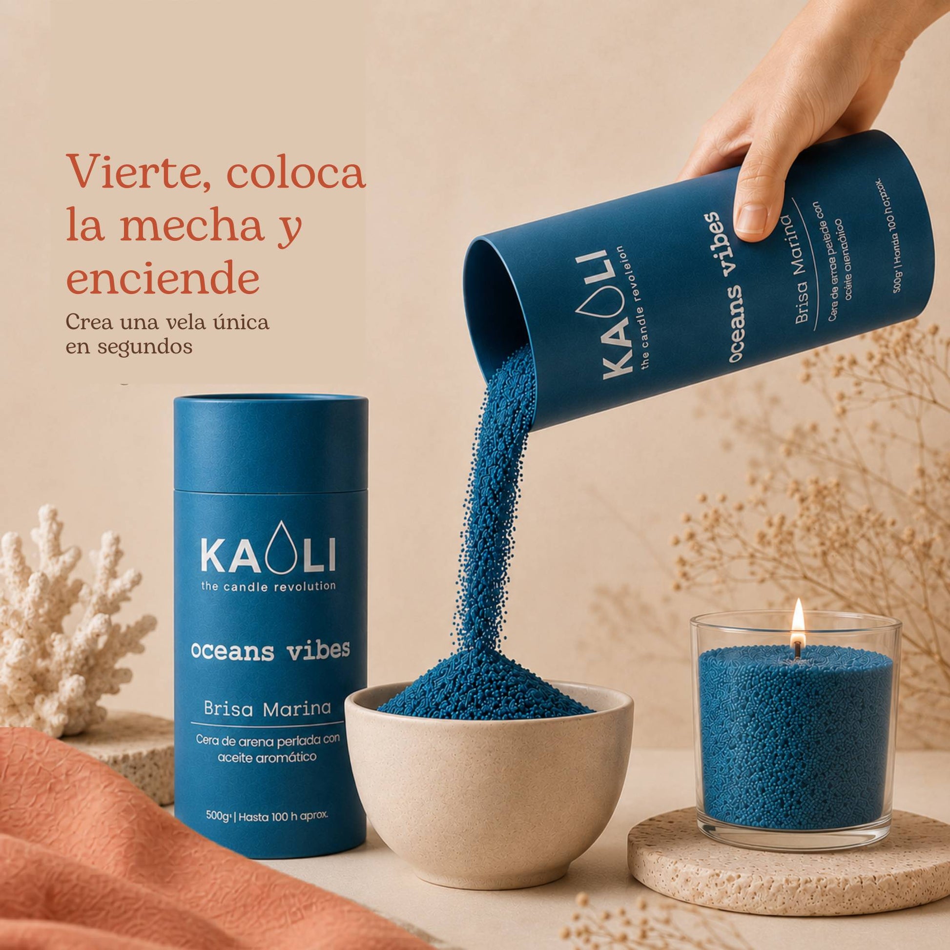 Ocean Vibes (500 g) - Kaoli - The candle revolution