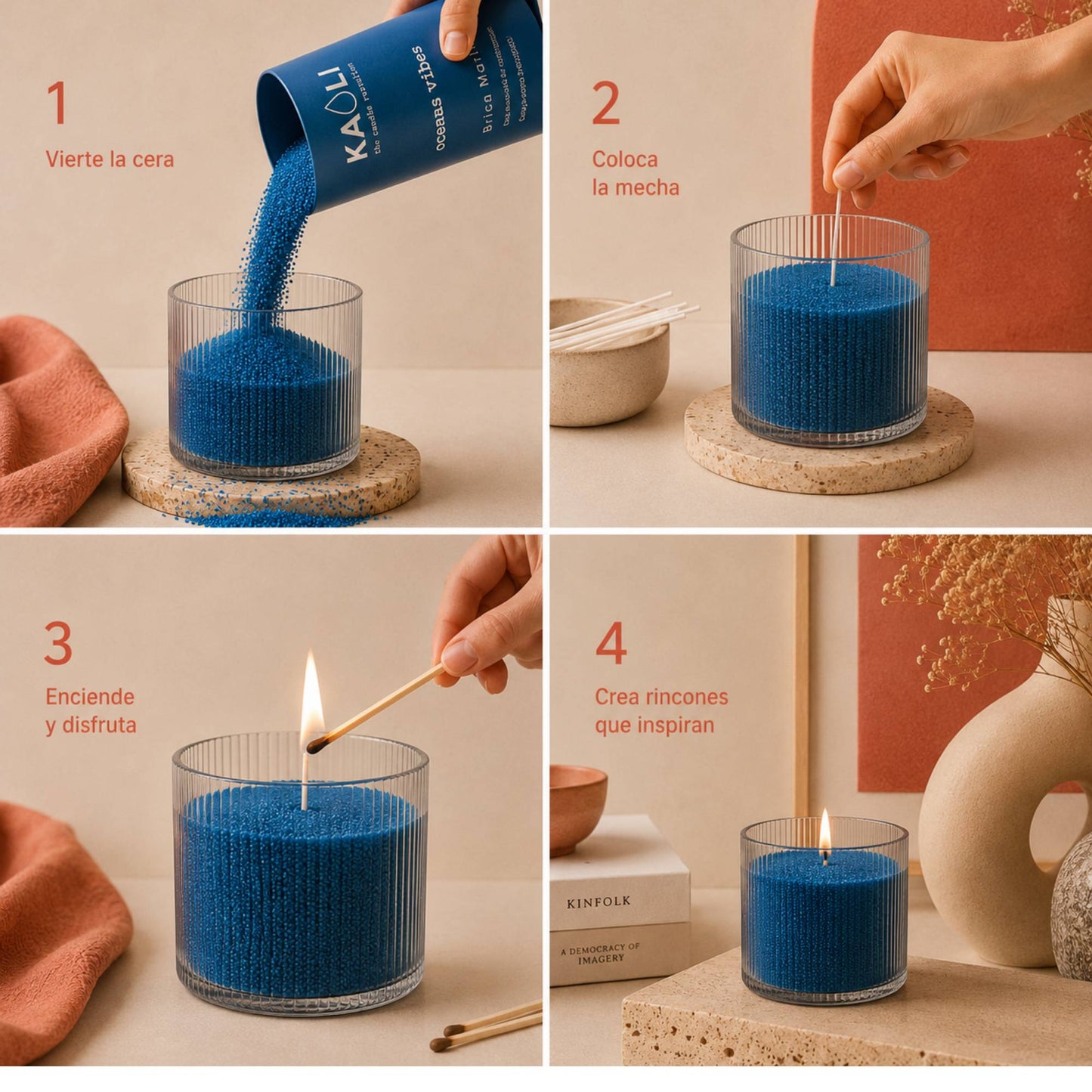 Ocean Vibes (500 g) - Kaoli - The candle revolution