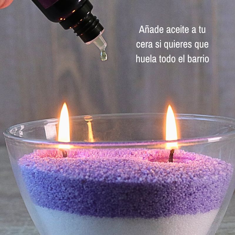 Pack Black Vibes —Cera de arena (Lavanda, Canela y Vainilla sándalo) + 3 Aceites esenciales - Kaoli - The candle revolution