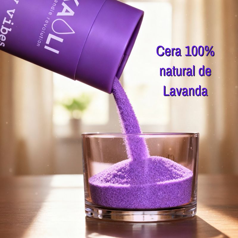 Pack Black Vibes —Cera de arena (Lavanda, Canela y Vainilla sándalo) + 3 Aceites esenciales - Kaoli - The candle revolution