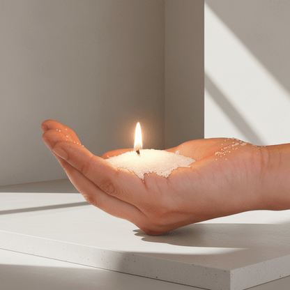 Set nude vibes - cera de arena blanca + 3 aceites esenciales - 3 tubos (1,5kg) - Kaoli - The candle revolution